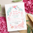 Search for cute animals birthday invitations Girl