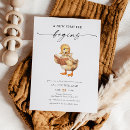 Search for new beginnings invitations Watercolor