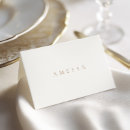 Search for ivory place cards Minimalist