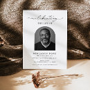 Search for elegant memorial invitations Forever in our hearts