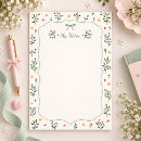 Search for sage green stationery paper Botanical