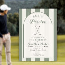 Search for golfing birthday invitations Green