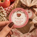 Search for gingham apple stickers Autumn