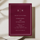Search for ornate maroon border invitations Elegant