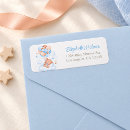 Search for sky blue return address labels Typography