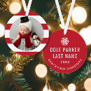 Search for stripes ornaments Babys first christmas