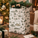 Search for toile gift bags Traditional christmas
