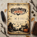 Search for rustic halloween invitations Haunted house