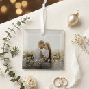 Search for merry and married ornaments Mr and mrs