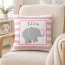 Search for pink elephants pillows For kids