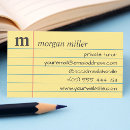 Search for freelance writer business cards Retro