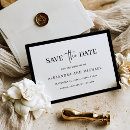 Search for luxury wedding save the dates Modern minimalist