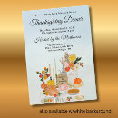 Search for floral thanksgiving invitations Rustic fall leaves
