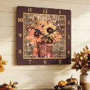 Search for sunflower clocks Country style