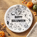 Search for kids halloween plates Spooky birthday