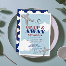 Search for up up and away birthday invitations Sky