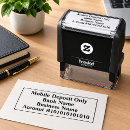 Search for endorsement rubber stamps Account number