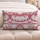 Search for red toile pillows Vintage