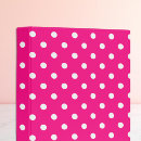 Search for polka dot binders Pink
