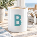 Search for letter monogram mugs Blue