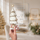 Search for white gold christmas invitations Dinner party