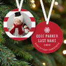 Search for stripe ornaments Babys first christmas