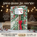 Search for mailbox christmas cards Red