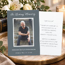 Search for blue funeral invitations In loving memory