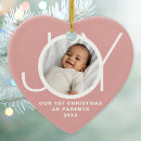 Search for parents to be ornaments Baby's first christmas