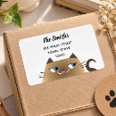 Search for siamese return address labels Pet