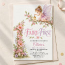 Search for fairy birthday invitations Magical celebration