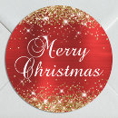 Search for gold merry stickers Red