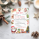 Search for letter christmas invitations Watercolor