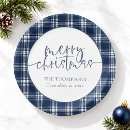 Search for plaid christmas plates Traditional