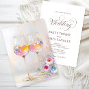 Search for wine glass wedding invitations Rustic
