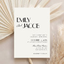 Search for art deco wedding invitations Classic