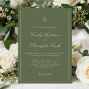 Search for olive wedding invitations Elegant