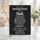 Search for dad birthday invitations Father