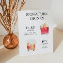 Search for drink menu signs Bar