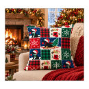 Search for christmas quilt pillows Patchwork