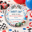 Search for race track stickers Fast one birthday