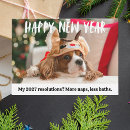 Search for funny dog new years cards Happy new year