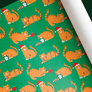 Search for cat christmas wrapping paper Kitty