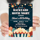 Search for popcorn birthday invitations Movie night birthday
