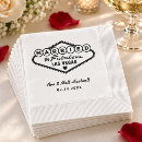Search for las vegas napkins Black and white