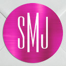 Search for black metal monogram stickers Metallic