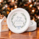Search for blue christmas plates Elegant