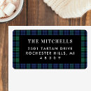 Search for blue and green return address labels Modern