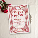 Search for casino bridal shower invitations Queen of hearts