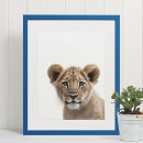 Search for lion nursery posters Watercolor